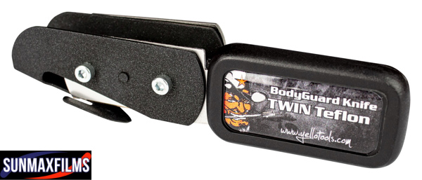 BodyGuard Knife - Twin Teflon sunmaxfilms wrapping