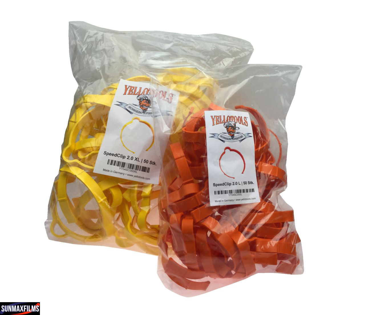 SpeedClips (50pk.) sunmaxfilms yellotools