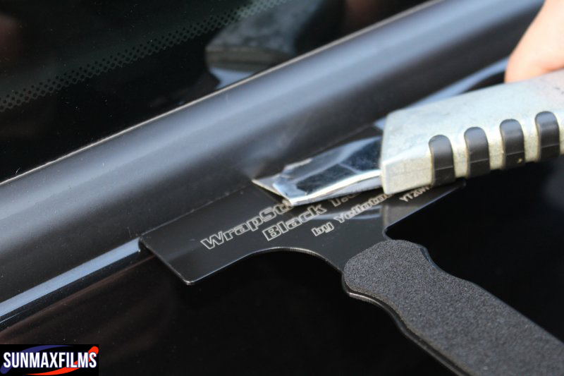 WrapStraightCut Black sunmaxfilms ppf